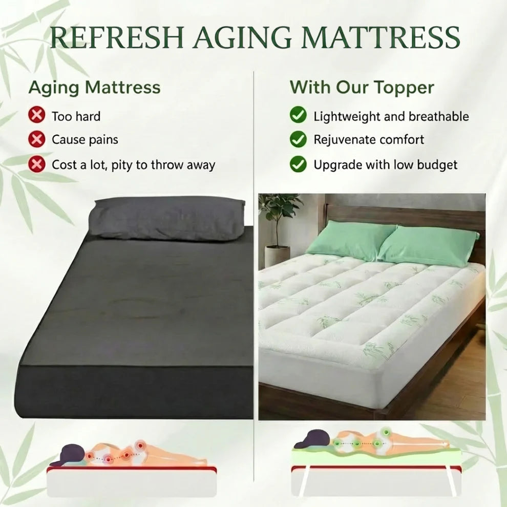 TrueSleep Bamboo Mattress Topper