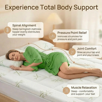 TrueSleep Bamboo Mattress Topper